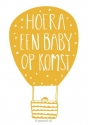 Productafbeelding Wenskaart Hoera een baby op komst