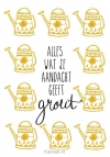 Productafbeelding Wenskaart alles wat je aandacht geeft gr