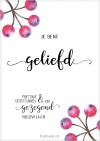 Productafbeelding Kerstkaart je bent geliefd besjes