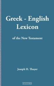 Productafbeelding Greek-English Lexicon of the New Testament