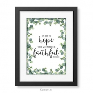 Productafbeelding Poster A4 Hebrews 10:23